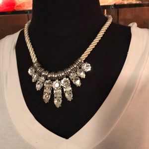 Rhinestone Rope Necklace